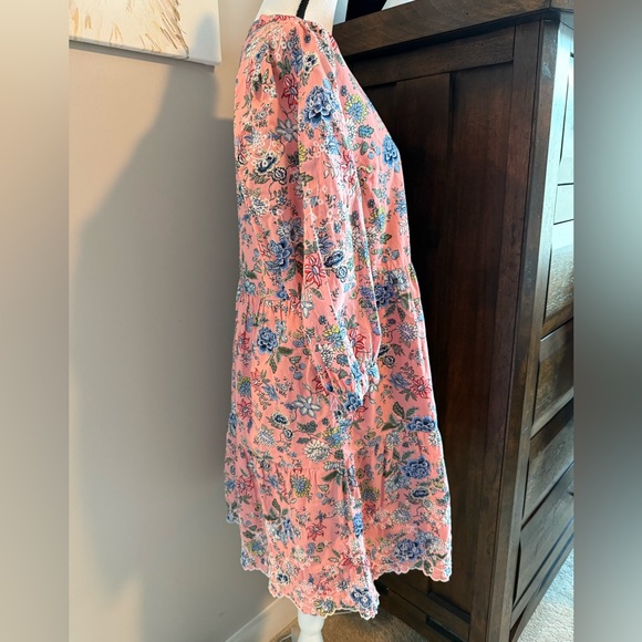LOFT Pink Floral Dress - Picture 3 of 9